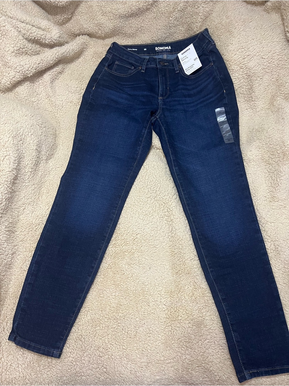 Sonoma Women's Dark Indigo Skinny Jeans